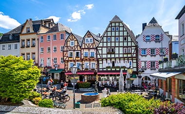 Castle Square in Linz am Rhein, Germany